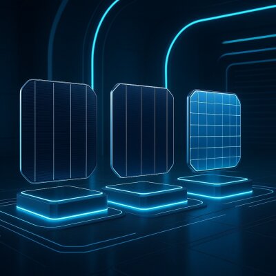 Zelltechnologien: PERC, TopCon und HJT (N-Typ) im Überblick - Zelltechnologien im Vergleich: PERC, TopCon &amp; HJT – Effizienz &amp; Zukunft der PV-Module