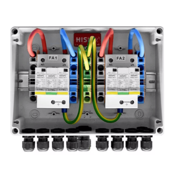 Überspannungsschutzbox1000V, 2 MPPT, IN1/OUT1