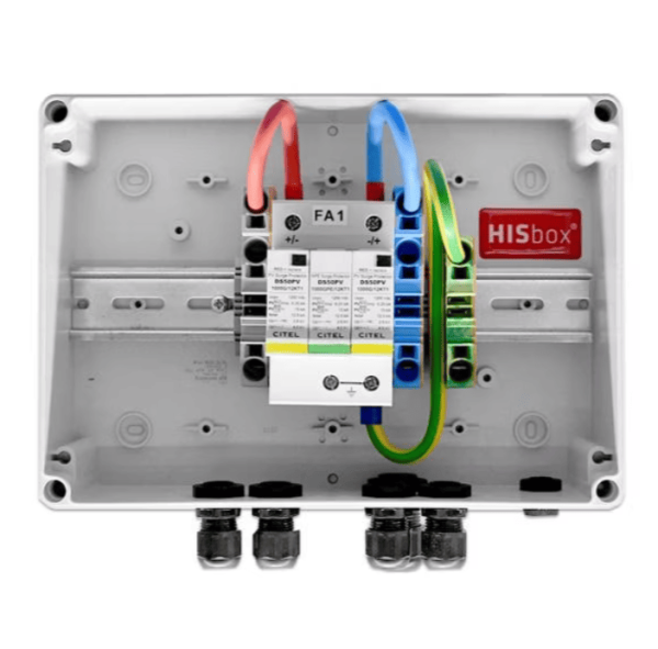 Überspannungsschutzbox 1000V, 1 MPPT, IN1/OUT1