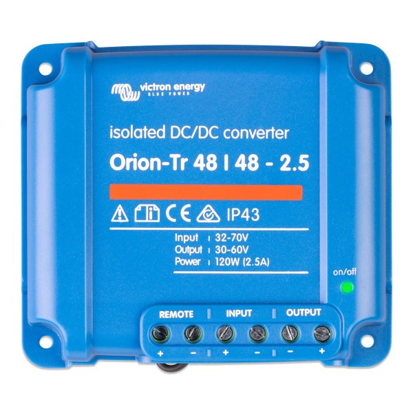 Orion-Tr 48/48-2,5A (120W) Isolated DC-DC converter