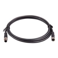 M8 circular connector Male/Female 3 pole cable 1m (bag of 2)