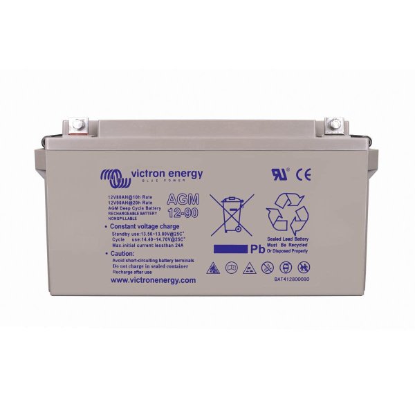 12V/90Ah AGM Deep Cycle Batt.